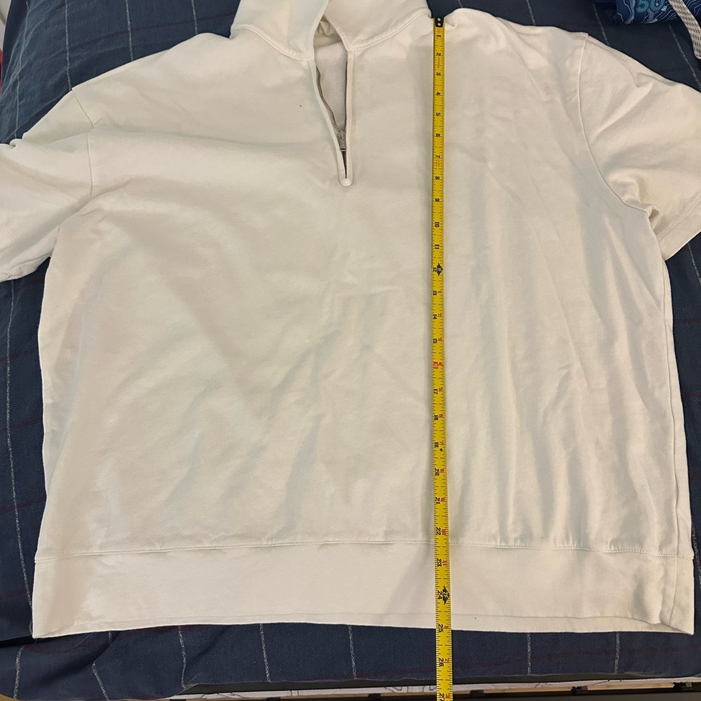 Arket Half-zip Polo Shirt (Offwhite)